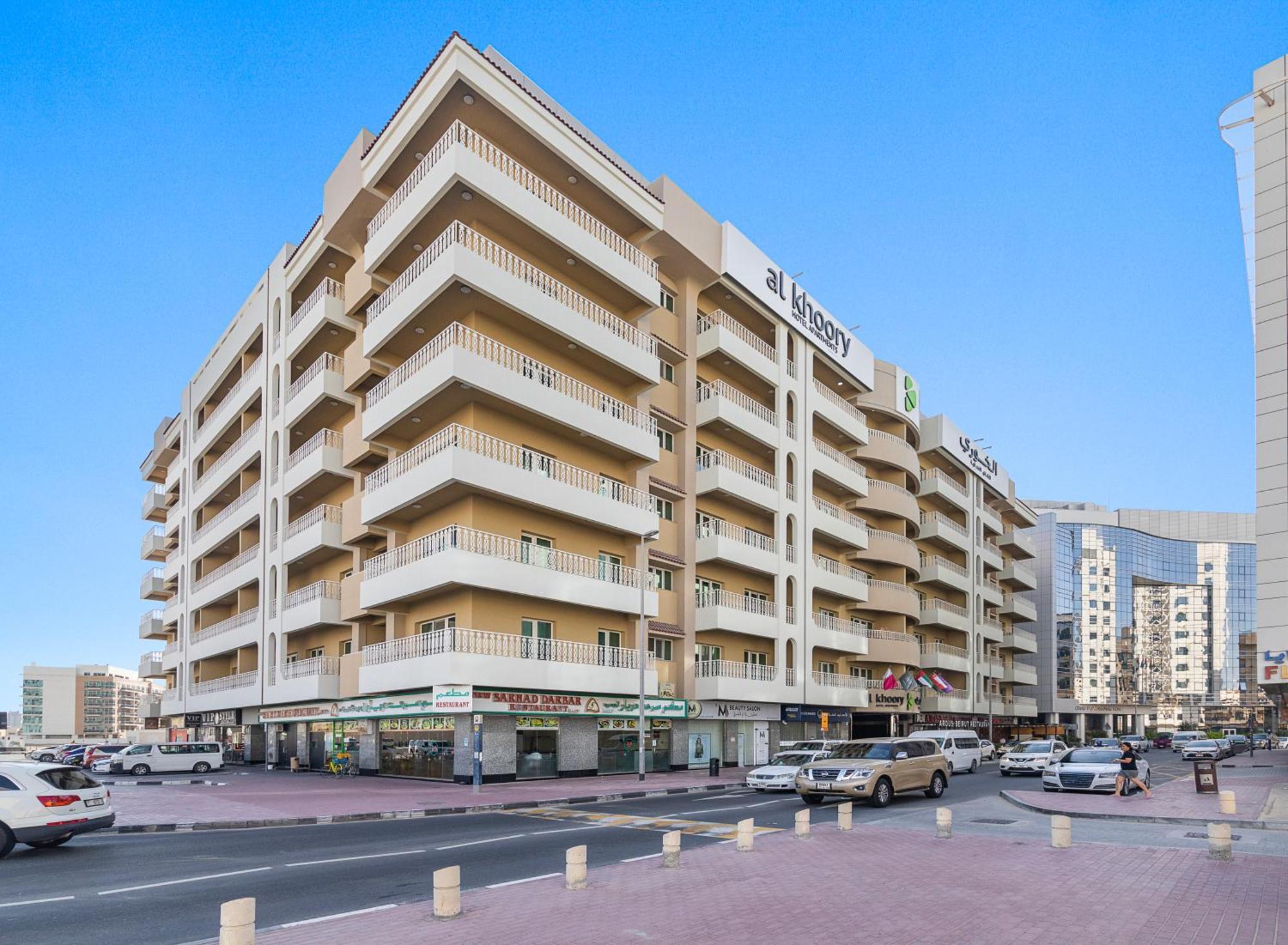 Al Khoory Hotel Apartments Al Barsha Dubai Exteriör bild